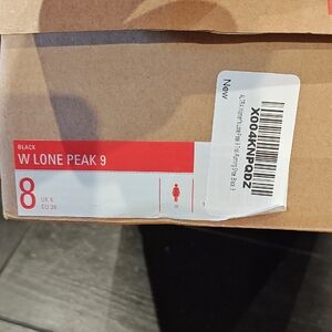 Altra Lone Peak 9 SIZE 8 - Black